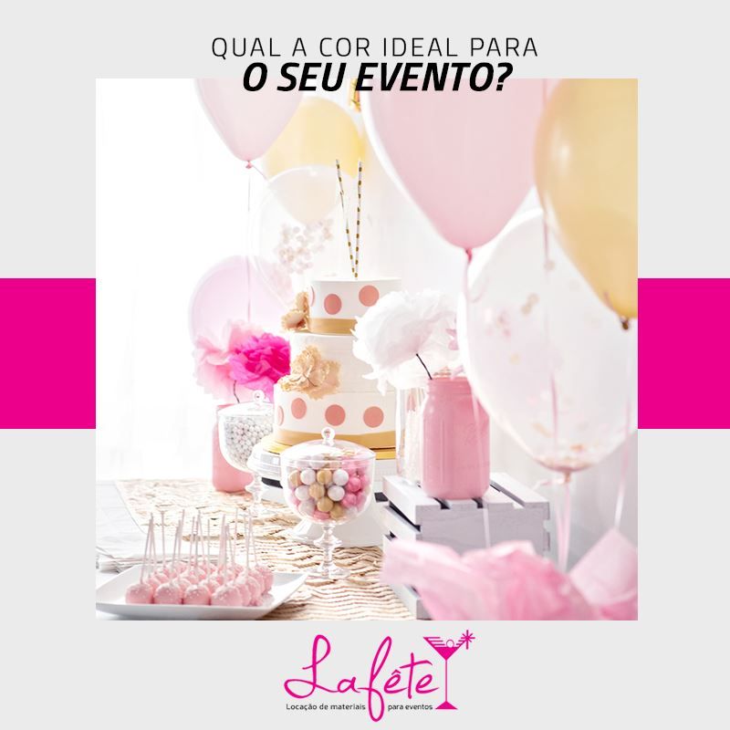 Qual a cor ideal para seu evento?