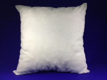 Almofada de tecido liso bege - 45x45 cm