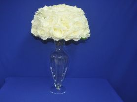 Arranjo flor rosa branca P