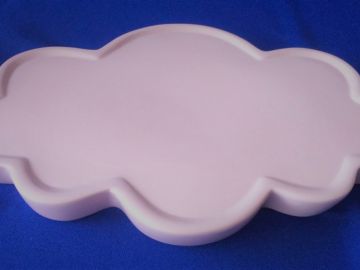 Bandeja nuvem rosa - 25x35 cm