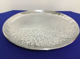 Bandeja redonda metal - 34x2,5cm