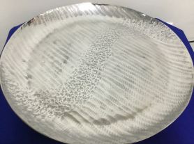 Bandeja redonda metal - 52x5cm