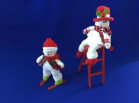 Boneco de Neve no Snowboard