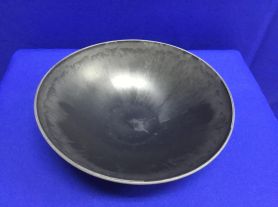 Bowl redondo plástico preto  -  22x6,5