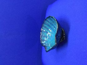 Bowl tipo concha azul marinho - 15x16cm