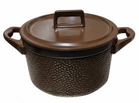 Caçarola Martelada c/ Tampa 24x13 5lt Chocolate