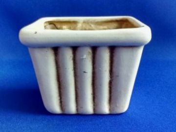 Cachepô P cerâmica pérola quadrado - 8x9 cm