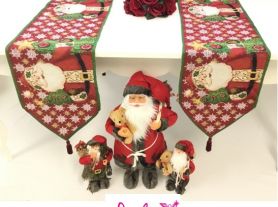 Trilho de mesa Natal - Papai Noel 1,80X33 cm
