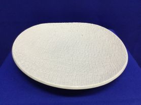 Centro de mesa bege ceramica - 34 cm