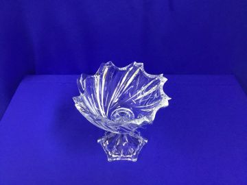 Taça cristal com pontas - 23x22 cm