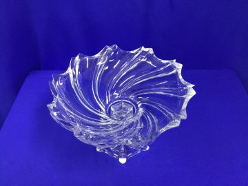 Taça cristal com pontas - 24x38 cm