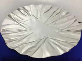 Centro de mesa redondo metal - 53x6,5cm
