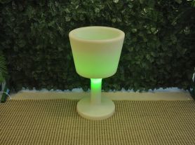 Champanheira tipo taça de luz usare - 48x79 cm