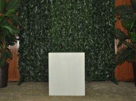Coluna de madeira branca - 60x40x90 cm