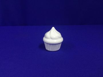 Cupcake branco - 8x6 cm