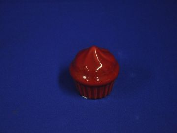 Cupcake vermelho - 8x6 cm