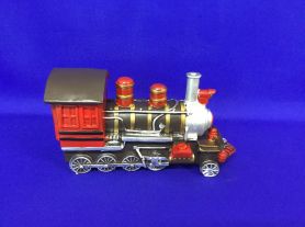 Decoração trem de resina vintage 23cmx12cm