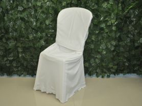 Encosto cadeira voil branco triangular