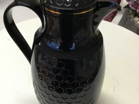 Garrafa Térmica Preta favo - 1 L