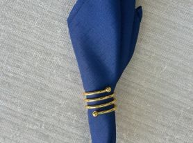 Guardanapo Rafia Azul Marinho 37x37