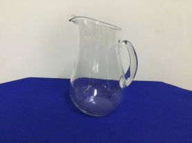 Jarra vidro transparente c/ alça - 19x10cm