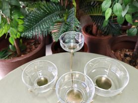 Petisqueira 4 Bowl de vidro