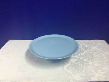 Porta doce cerâmica azul bebê - 33x9,5 cm