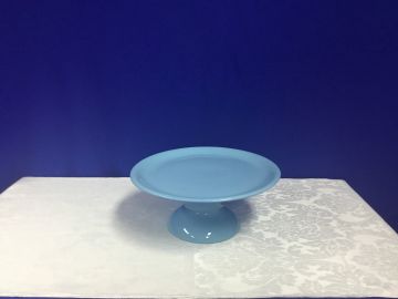 Porta doce cerâmica azul bebê M - 25x10 cm