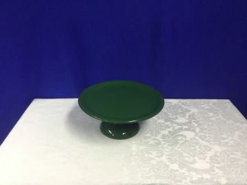 Porta doce cerâmica verde G - 30x13 cm