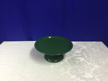 Porta doce cerâmica verde M - 25x10 cm