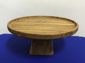 Porta doce madeira c/pe - 26x12cm