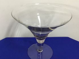 Porta doce redondo vidro taça - 25x21