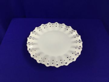 Prato bolo porcelana rendada - 37x12 cm