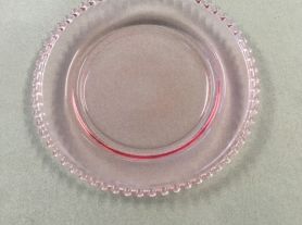 Prato Cristal Rose Bubble - 20cm
