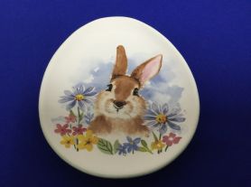 Prato oval coelho - 16 cm