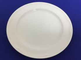 Prato sobremesa branco linha cottage