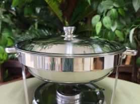 Rechaud inox redondo 5L 45x21cm