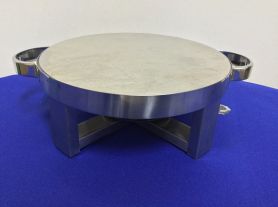 Rechaud redondo metal p/ assadeira - 24cm