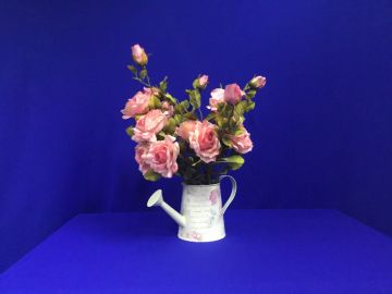 Regador de metal bege  M - 54x27 cm