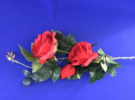 Rosa vermelha com caule 66 cm