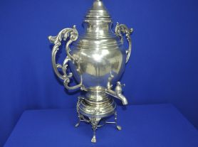 Samovar de prata com torneira - 8 L