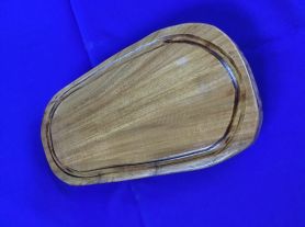 Tábua de Madeira Rústica Retangular 39,5x31,5cm