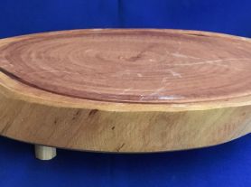 Tábua De Madeira Rústica Tora c/ Friso - +49cm