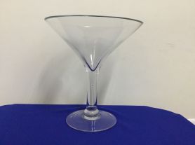 Taça alta vidro - 23x25cm
