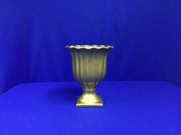 Vaso dourado Afrodite - 19x23 cm
