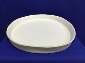 Travessa branca ceramica - 38 cm