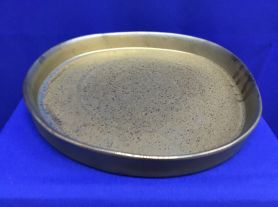 Travessa cobre envelhecido ceramica - 38 cm