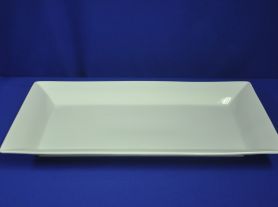 Travessa porcelana retângular grande - 56x31x5,5 cm