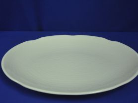 Travessa melamina oval trabalhada - 51x37,5 cm