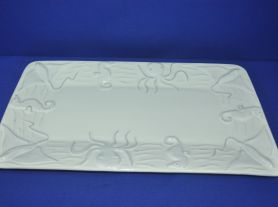 Travessa porcelana retângular oceano - 47x29 cm